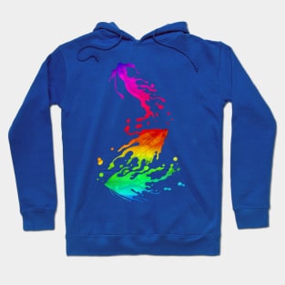 Rainbow Fighting Fish Hoodie